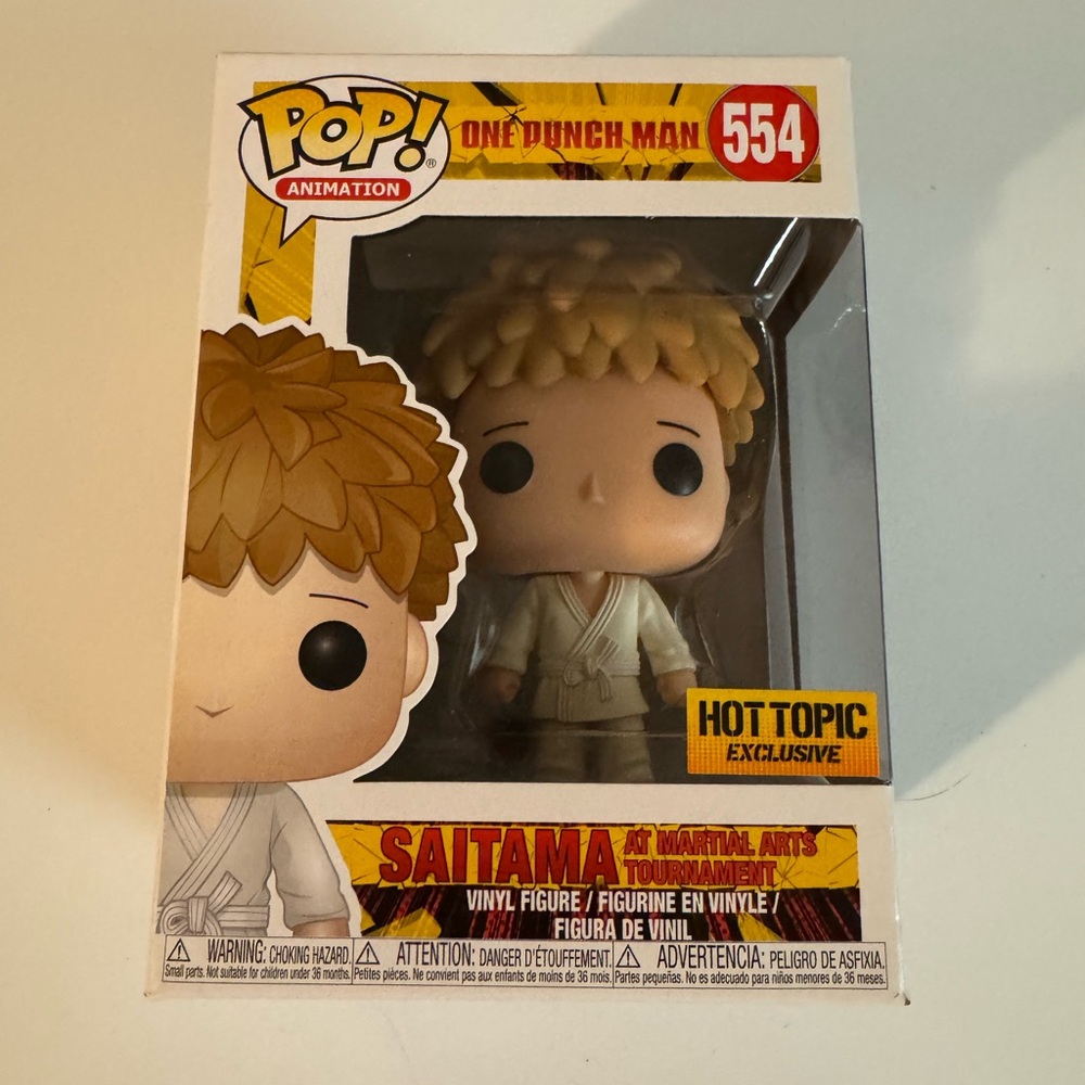 👊🏼554 Funko Pop Animation One Punch Man Saitama *Hot Topic Exclusive*👊🏼